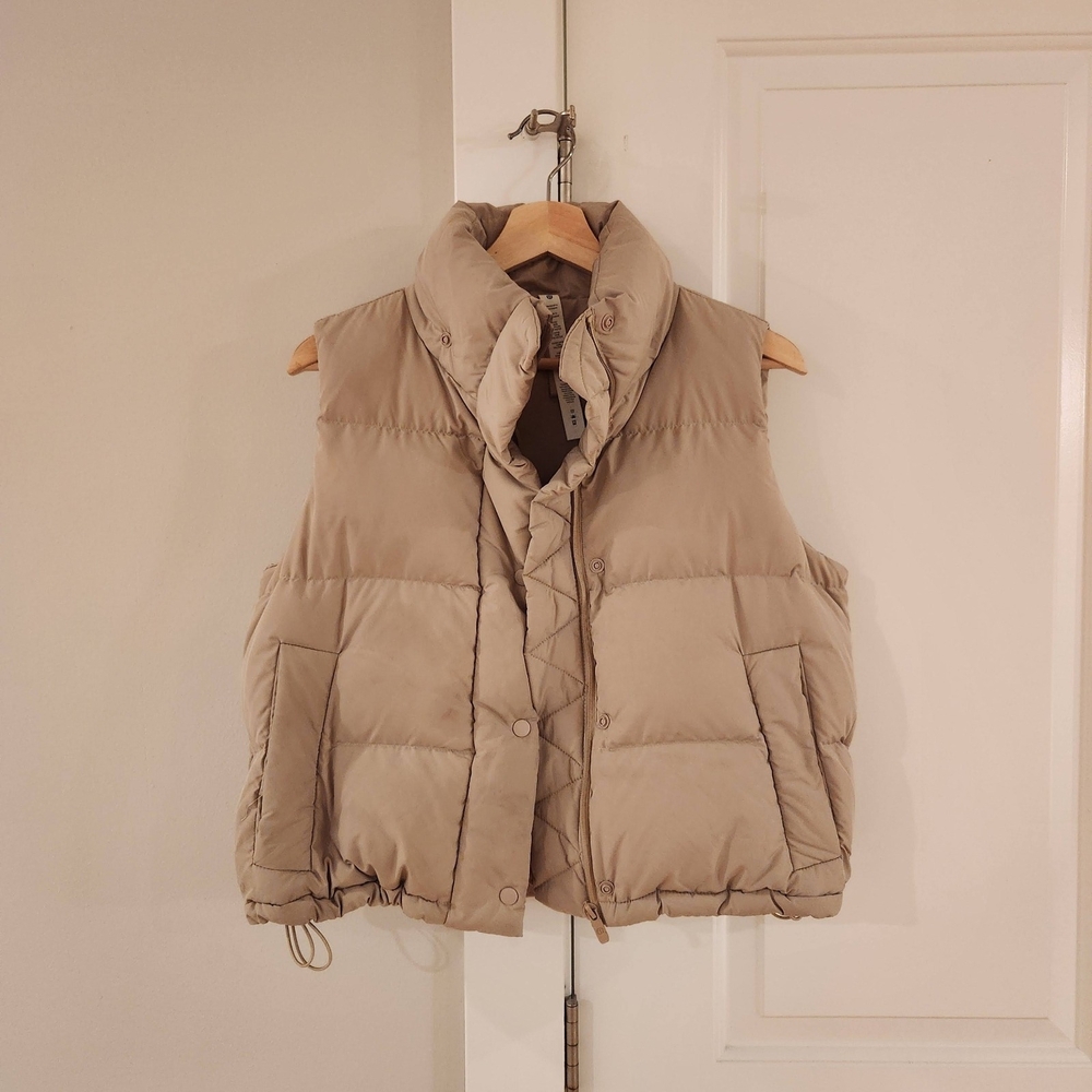 Lululemon Wunderpuff Cropped Vest Trench Sz 2